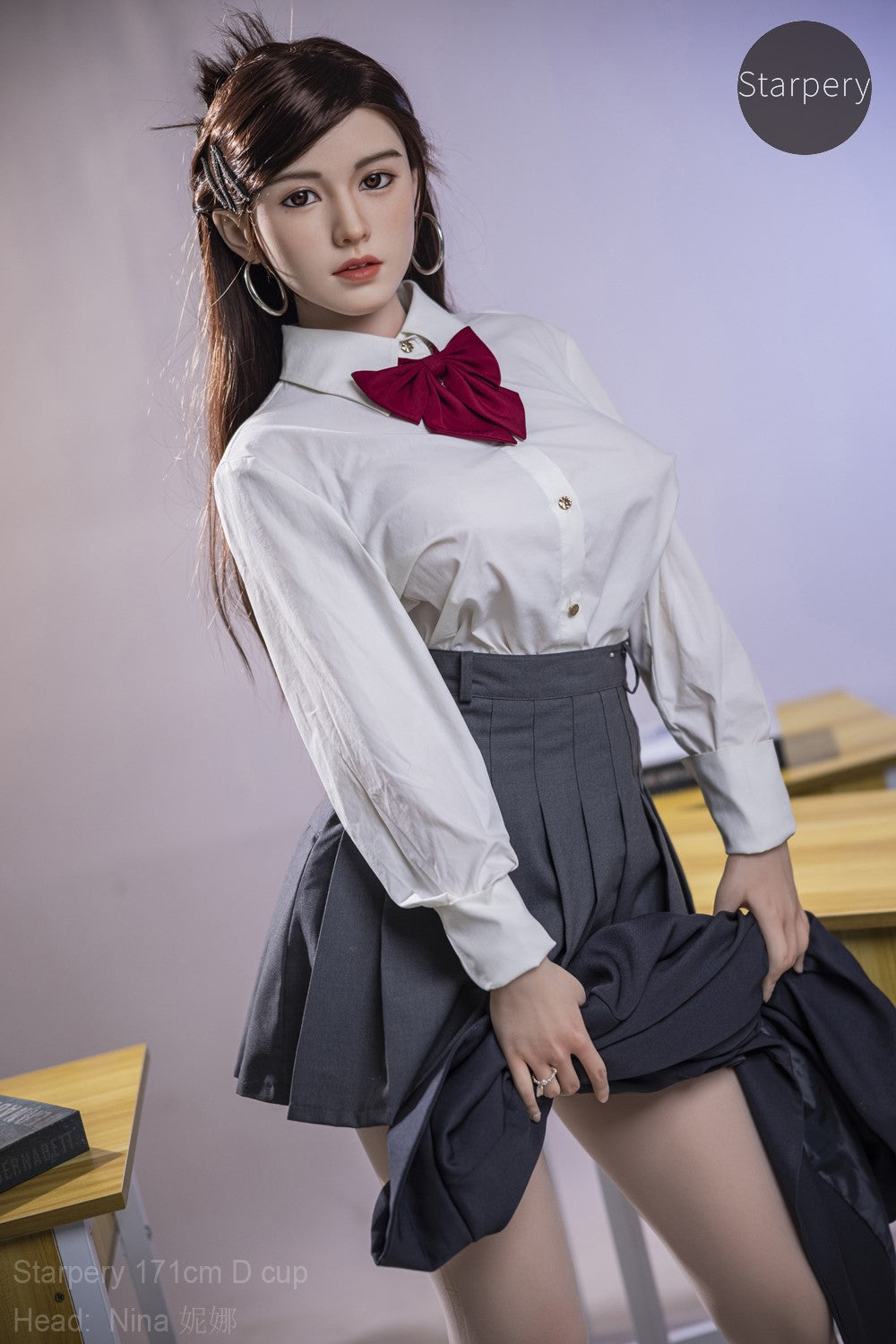 Nina seksinukke (Starpery 171 cm D-cup TPE+silikoni)