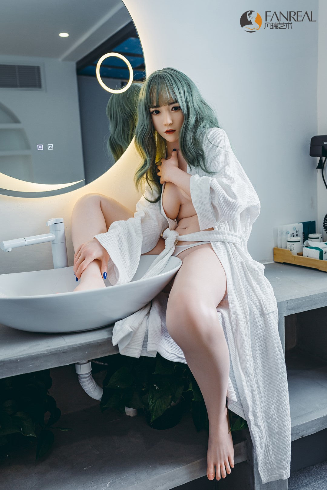 Qian Sexdocka (FanReal Doll 158cm B-kupa Silikon)