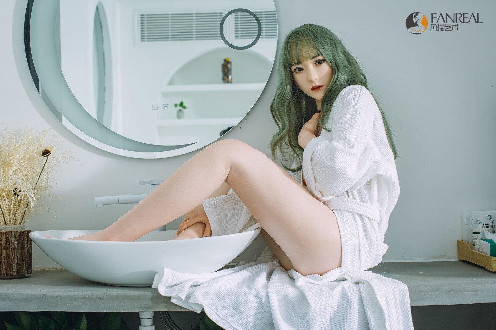 Qian Sexdocka (FanReal Doll 158cm B-kupa Silikon)