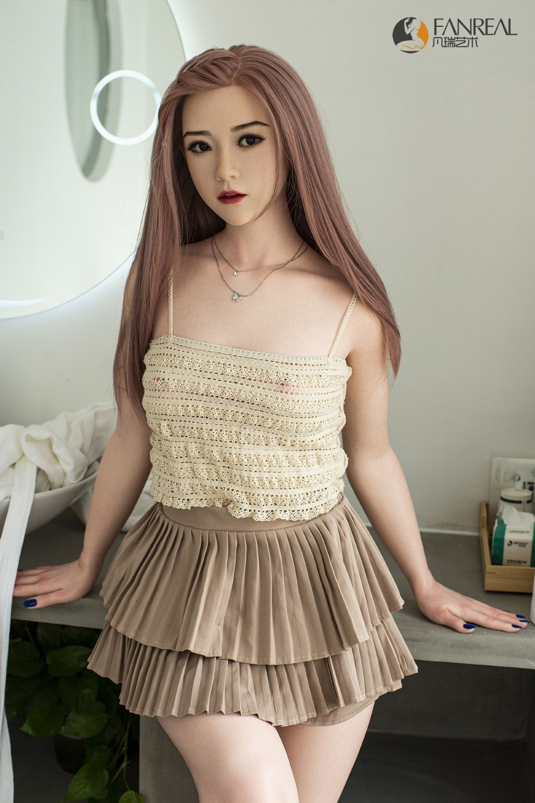 Qian seksinukke (FanReal Doll 158 cm B-cup silikoni)