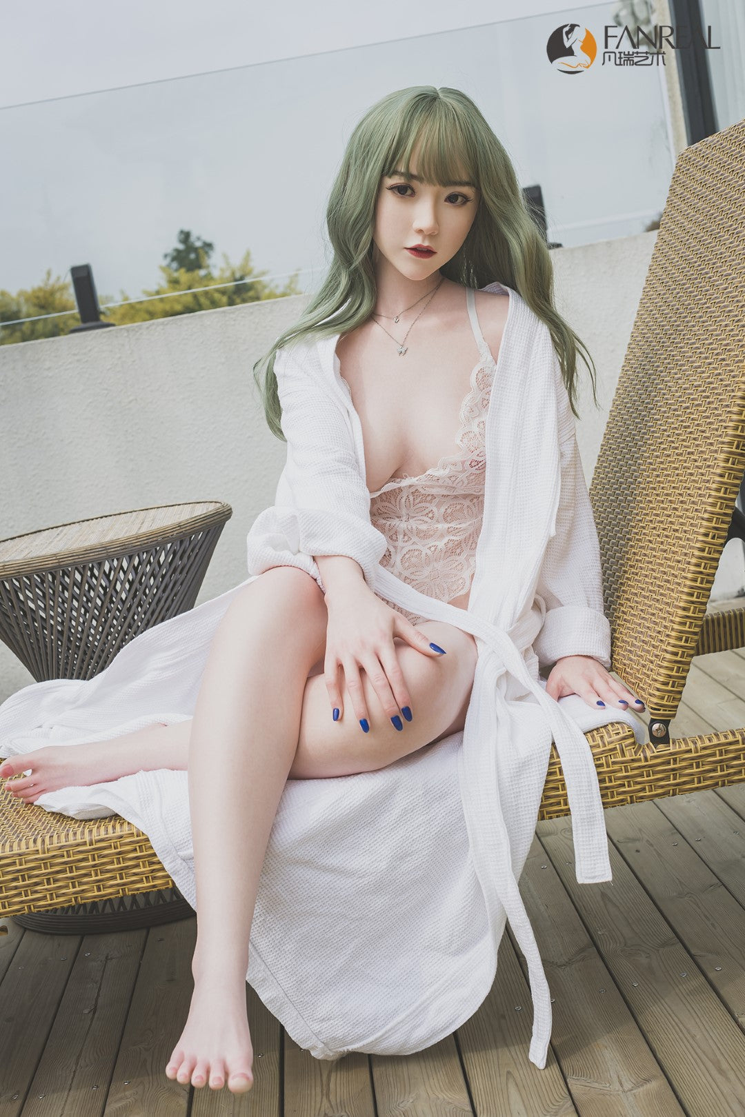 Qian Sexdocka (FanReal Doll 158cm B-kupa Silikon)