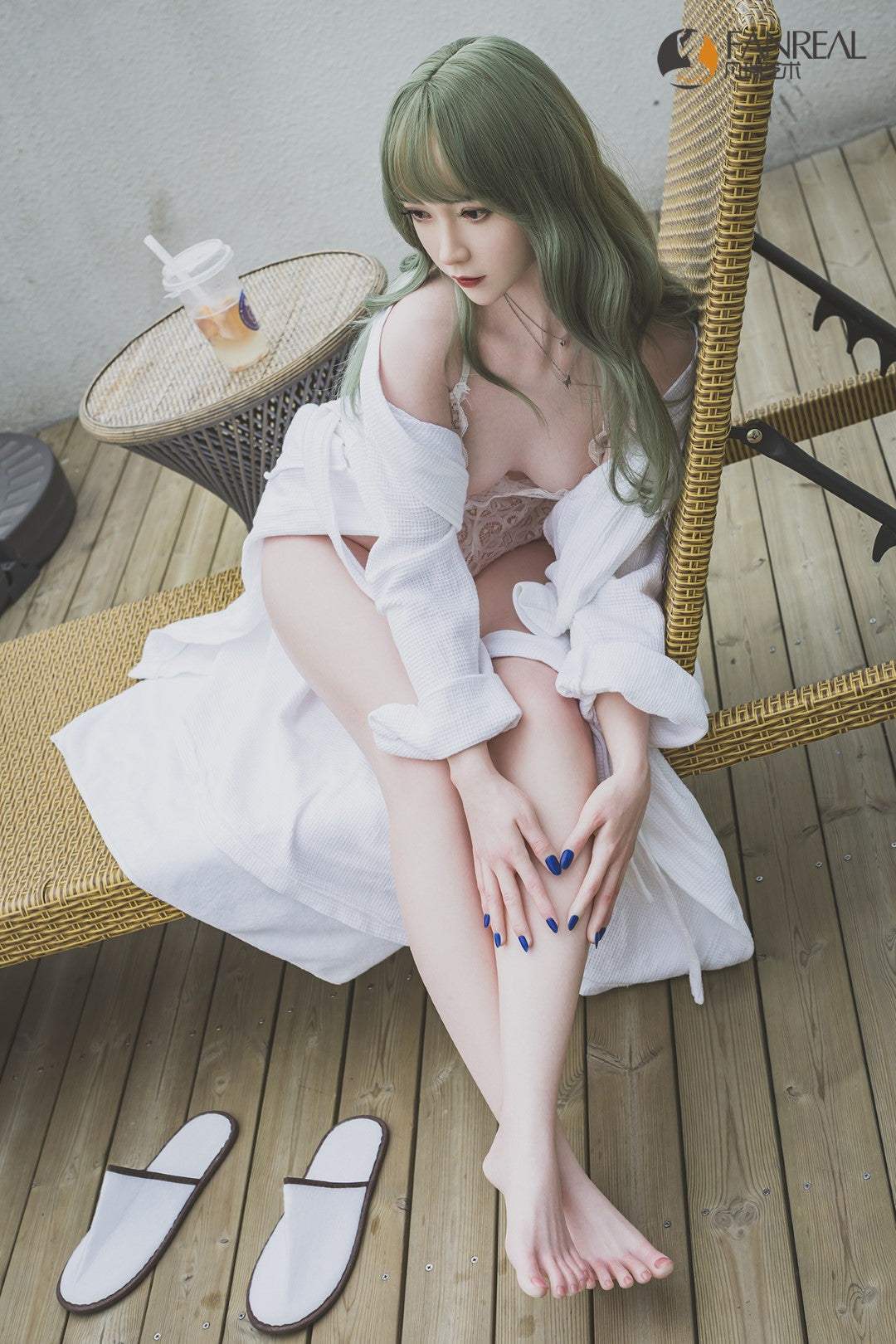 Qian Sexdocka (FanReal Doll 158cm B-kupa Silikon)