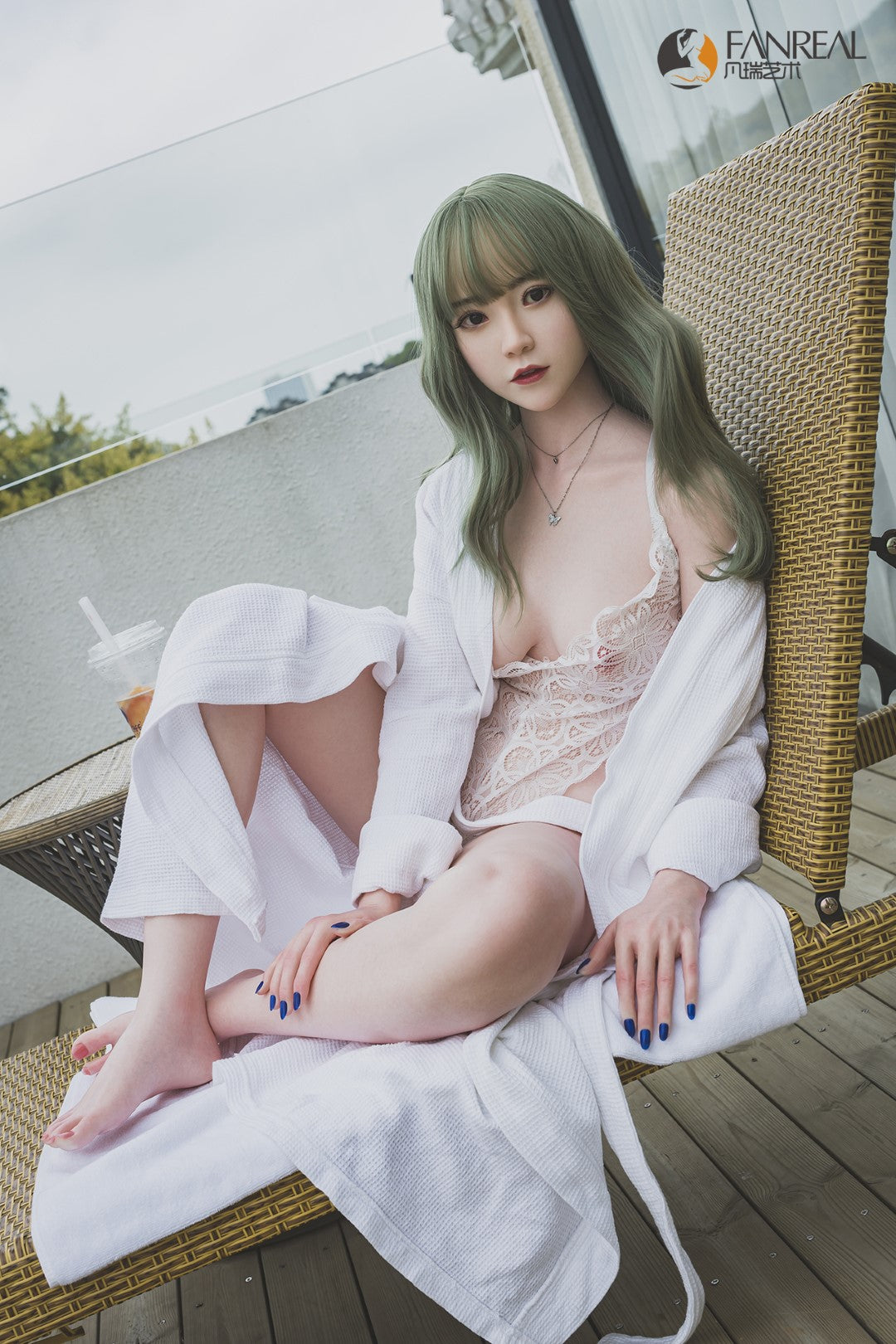 Qian Sexdocka (FanReal Doll 158cm B-kupa Silikon)