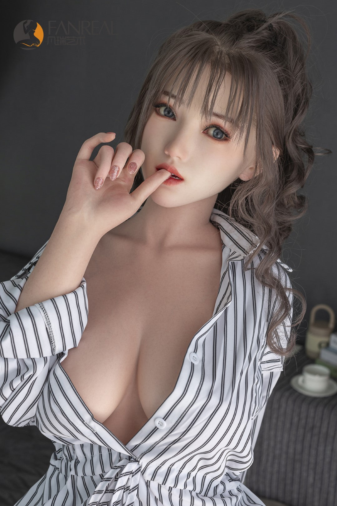 Jia Sexdocka (FanReal Doll 155cm F-kupa Silikon)