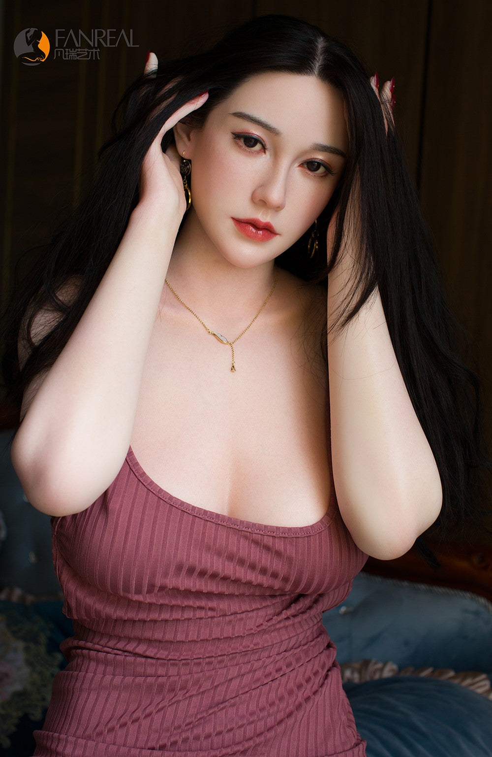 Vivi seksinukke (FanReal Doll 172cm Ecup silikoni)