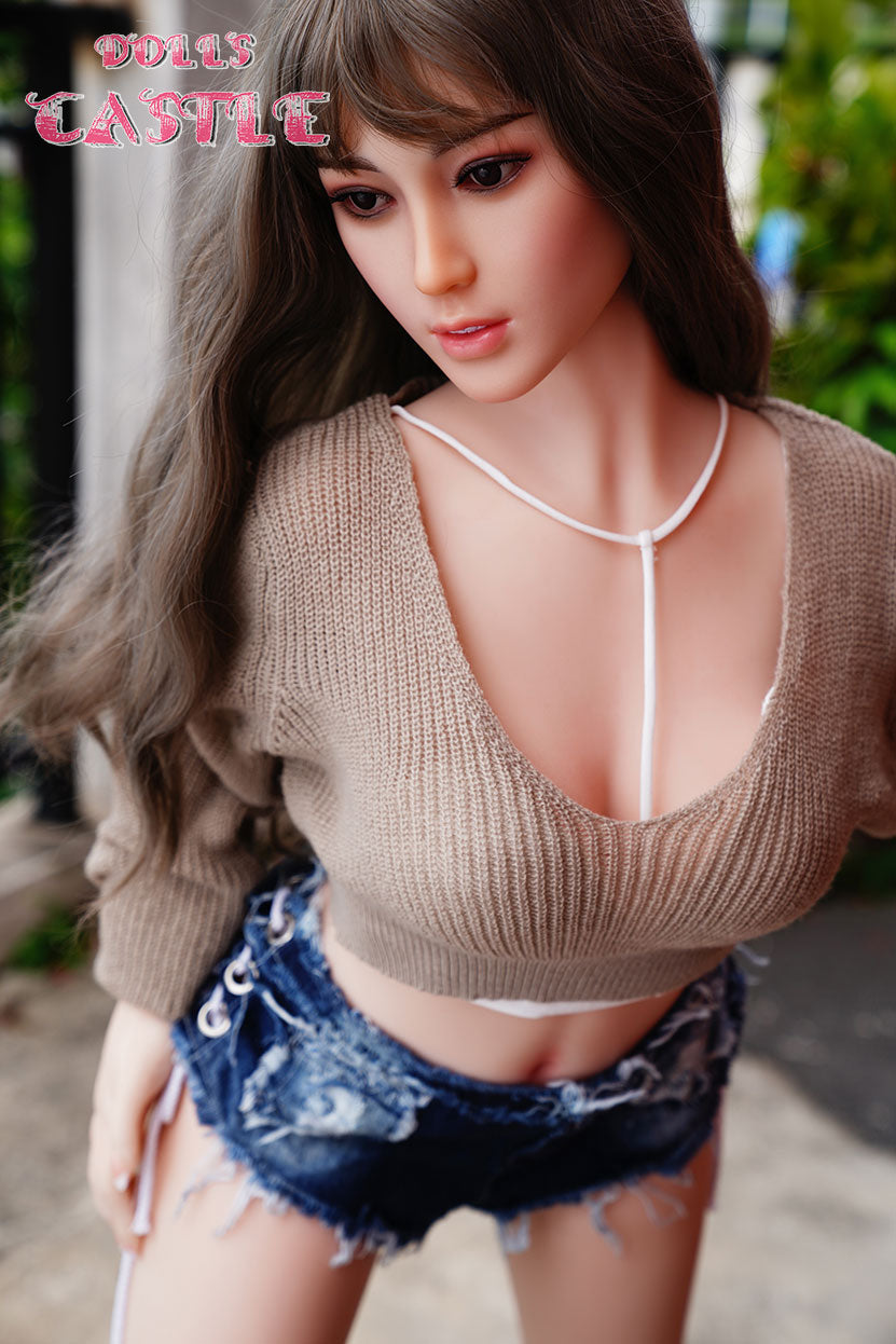 Minun seksinukke (Dolls Castle 156 cm B-cup #82 silikoni)