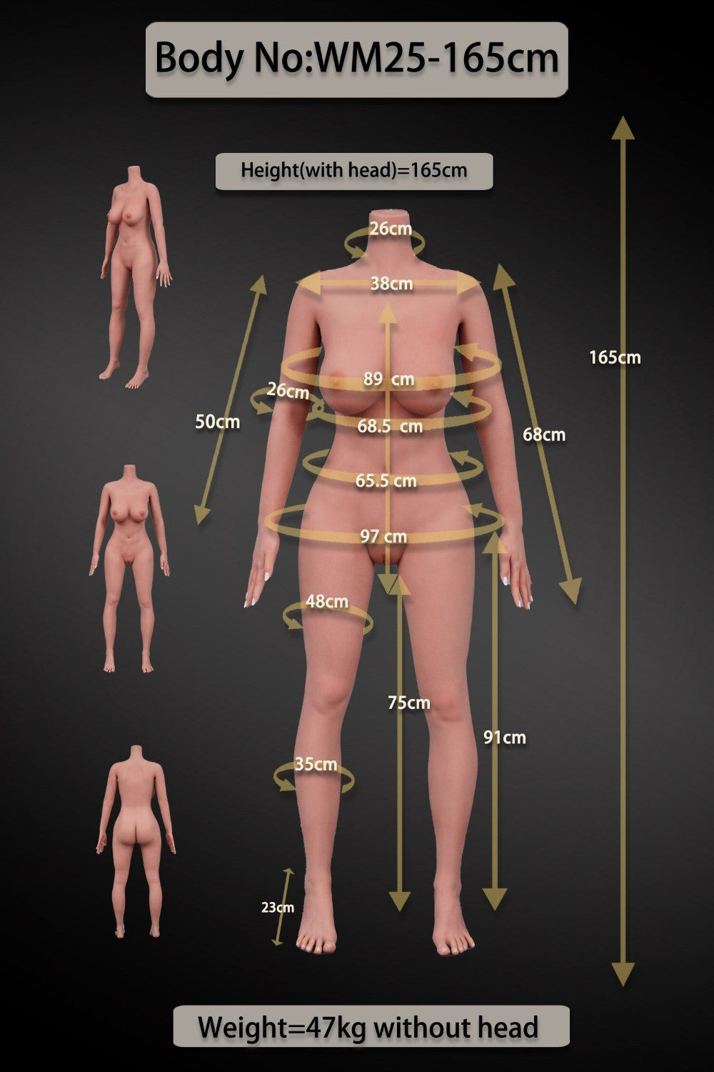 Mandy Sex doll (WM-Doll 165cm D-cup #SS194 TPE+silicone)