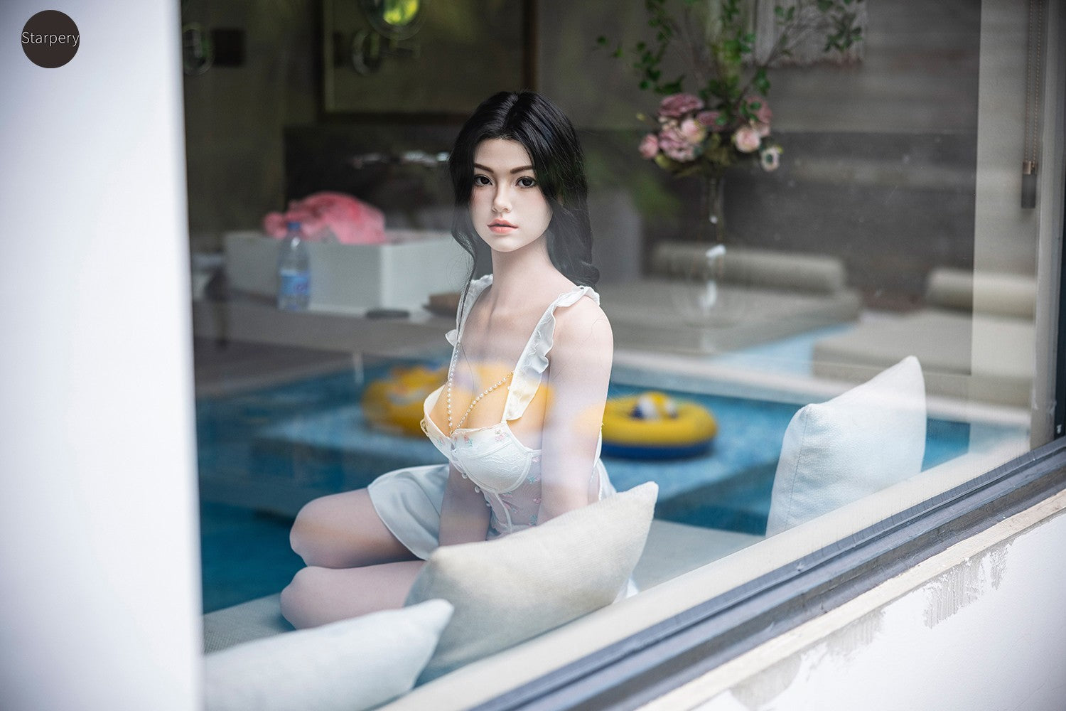 Qingwen seksinukke (Starpery 176 cm c-cup TPE+silikoni)
