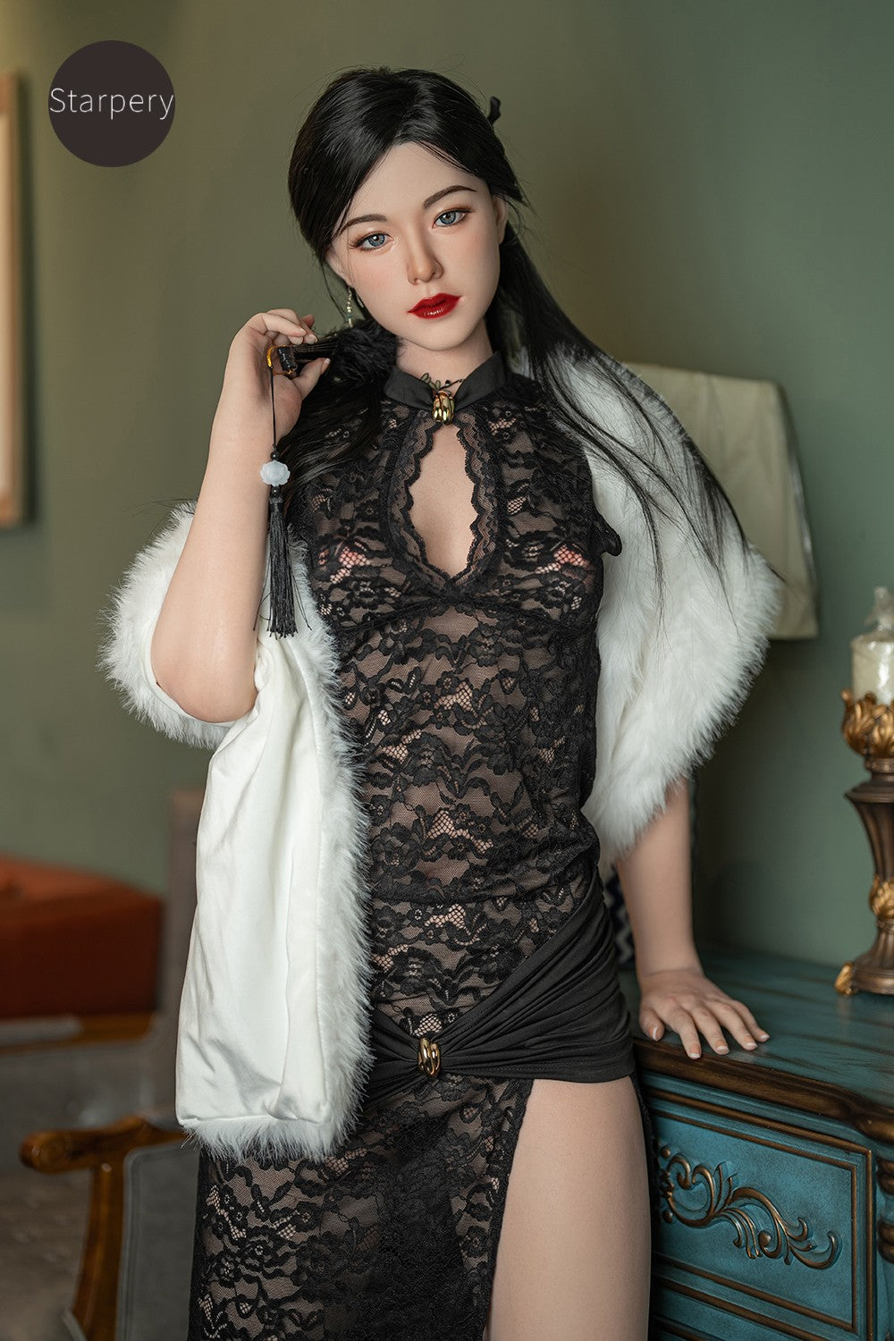 Kellia seksinukke (Starpery 176 cm c-cup TPE+silikoni)
