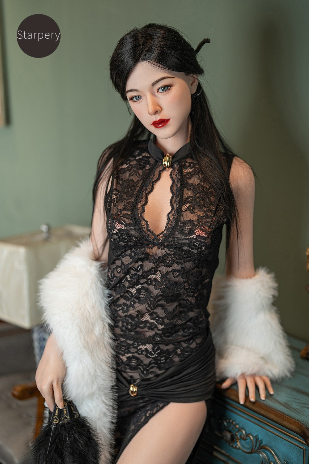 Kellia seksinukke (Starpery 176 cm c-cup TPE+silikoni)