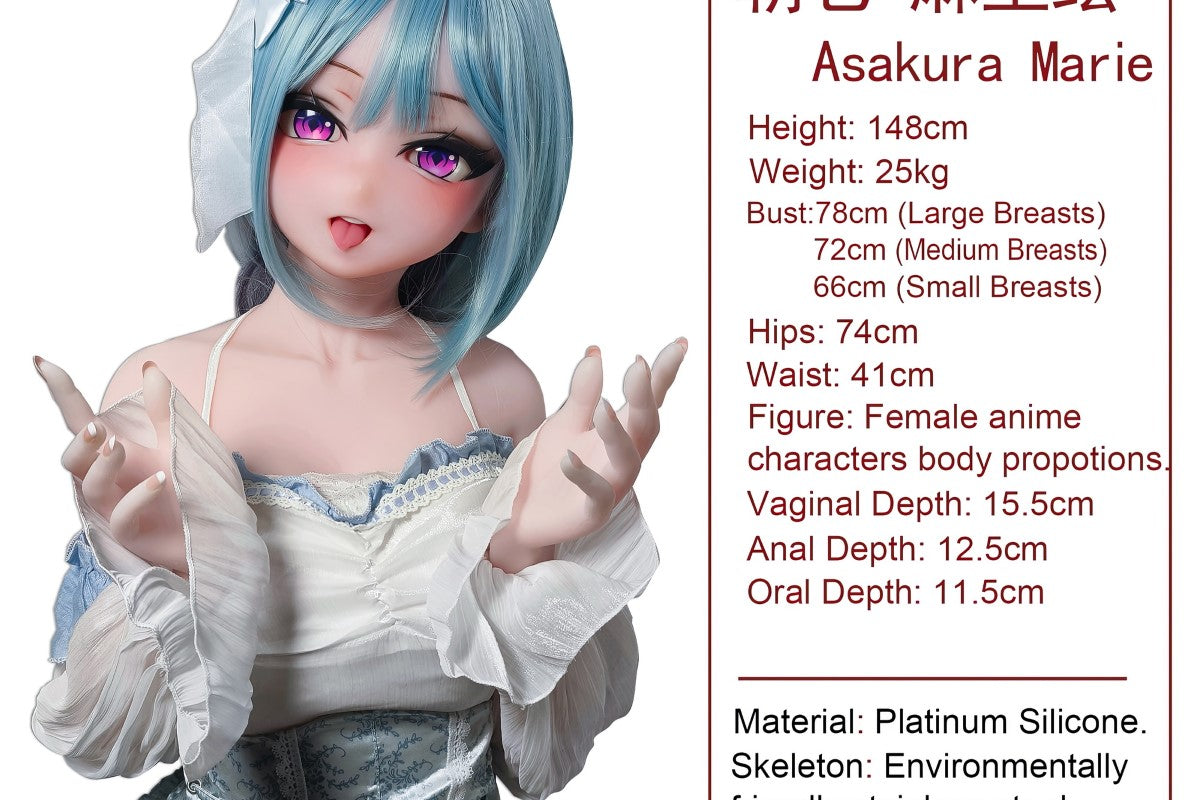 Asakura Marie seksinukke (Elsa Babe 165 cm RAHC018 silikoni)