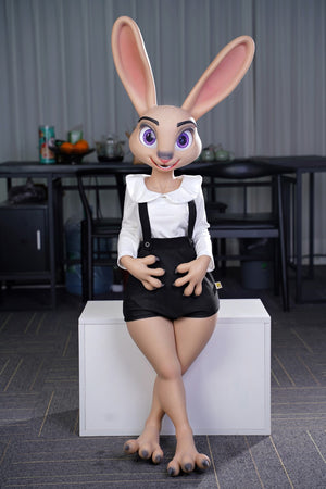 Rabbitie sex doll (Dolls Castle 120cm c-cup silicone)