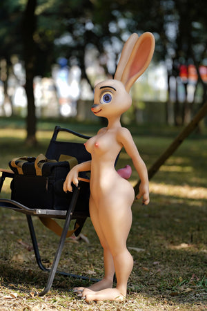 Judy the Rabbit Sexdocka (Dolls Castle 120cm C-Kupa Silikon)