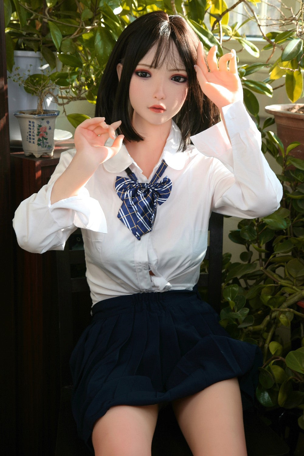 Seesteinen seksinukke (SHEDOLL 158 cm C-cup #SH016 TPE+silikoni)