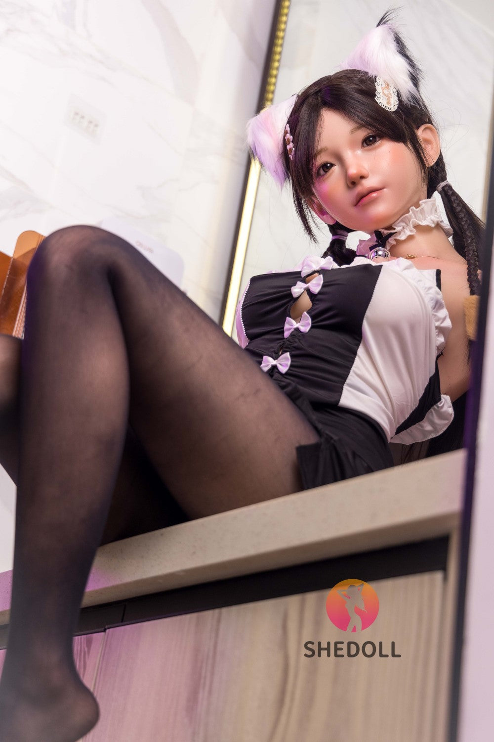 Sylvia seksinukke (SHEDOLL 148 cm D-cup #SH048 silikoni)