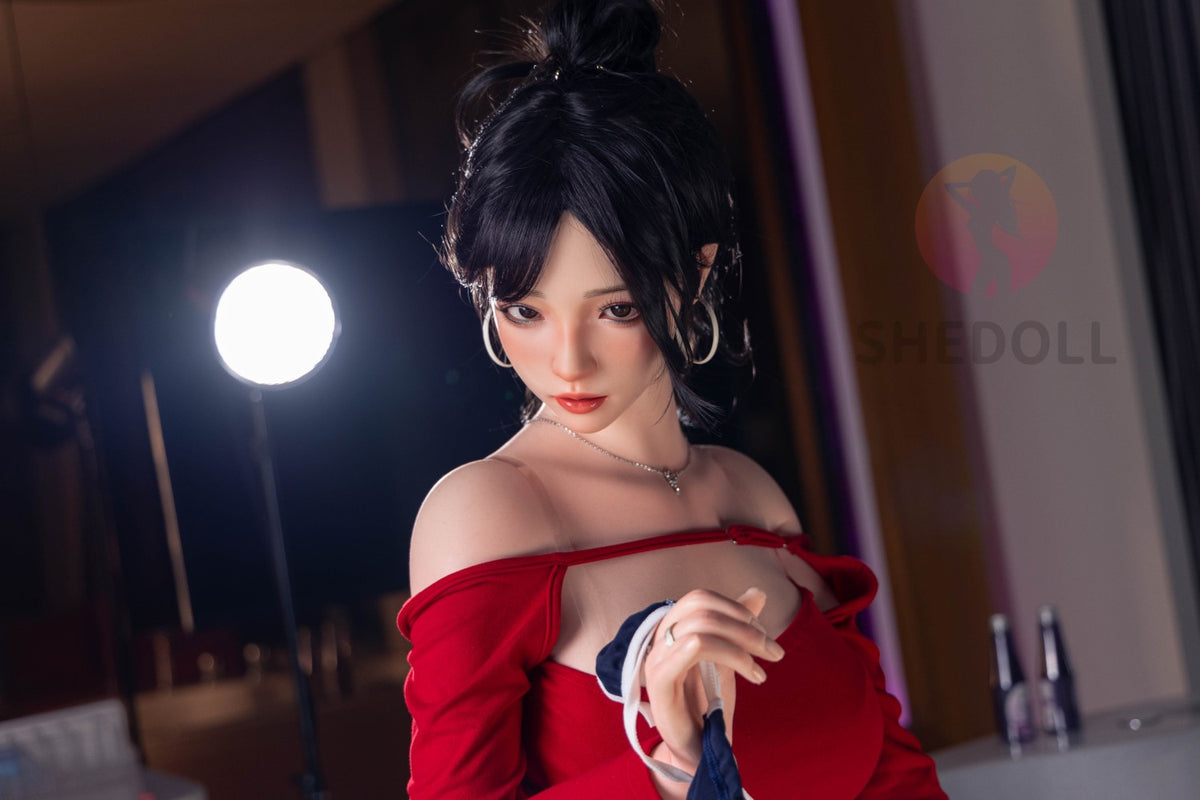 Ruusu seksinukke (SHEDOLL 165cm E-cup #SH051 2.0 silikoni)