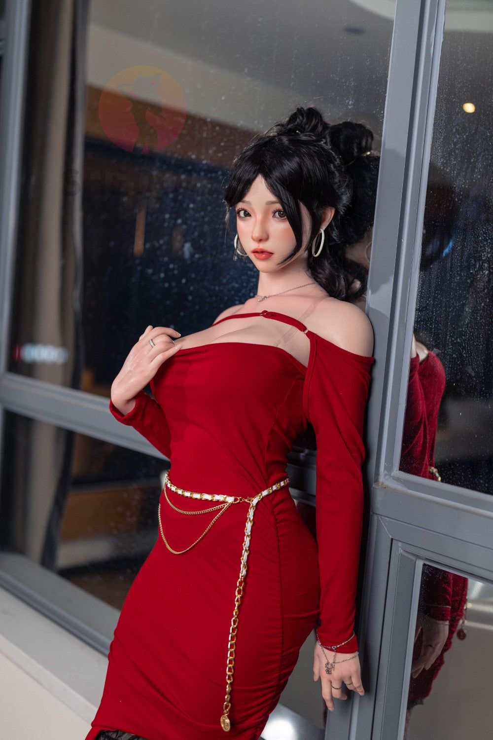 Ruusu seksinukke (SHEDOLL 165cm E-cup #SH051 2.0 silikoni)