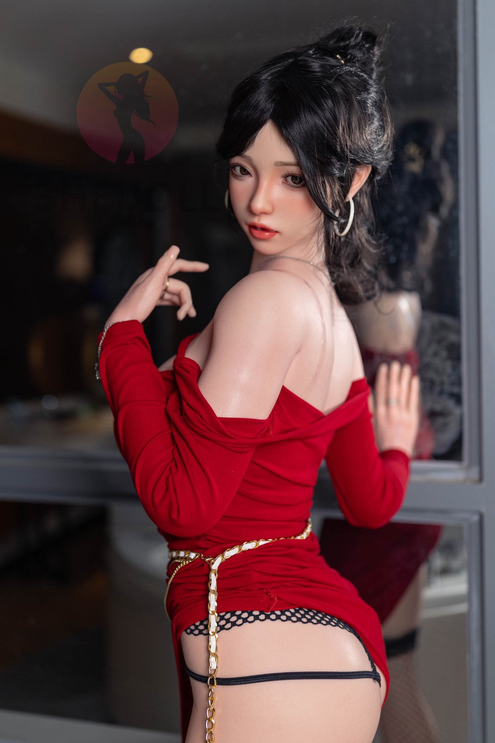 Ruusu seksinukke (SHEDOLL 165cm E-cup #SH051 2.0 silikoni)