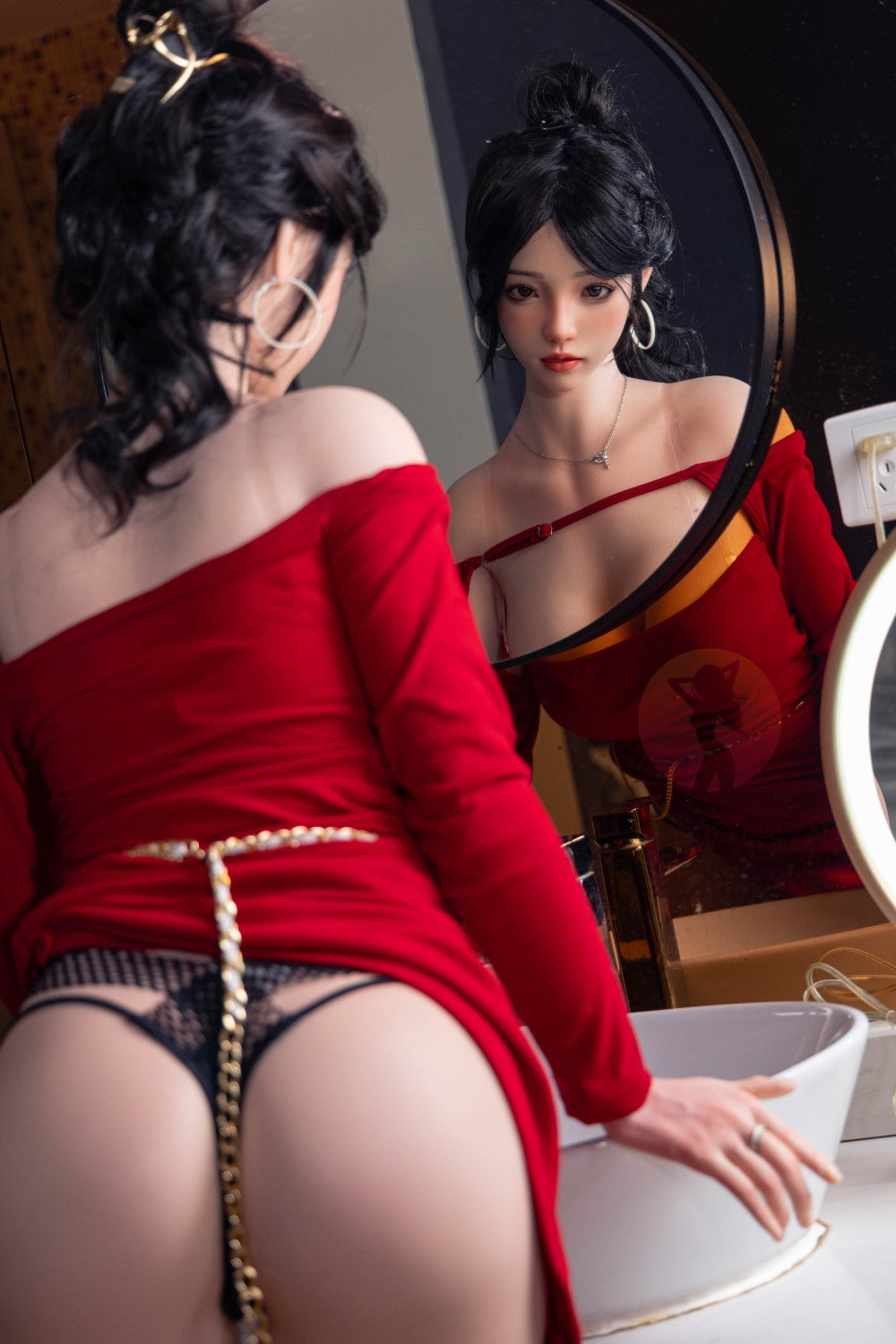 Ruusu seksinukke (SHEDOLL 165cm E-cup #SH051 2.0 silikoni)