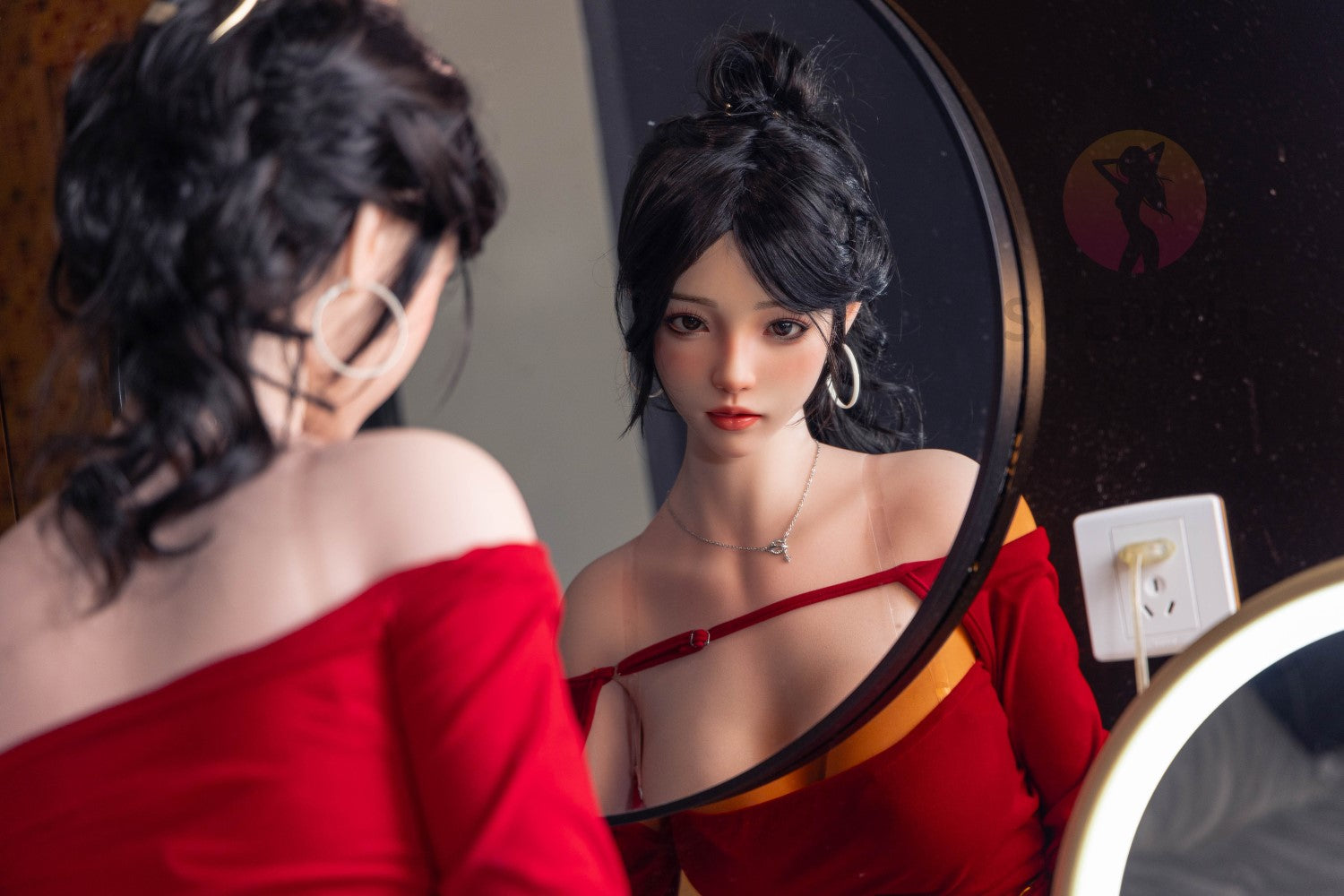 Ruusu seksinukke (SHEDOLL 165cm E-cup #SH051 2.0 silikoni)