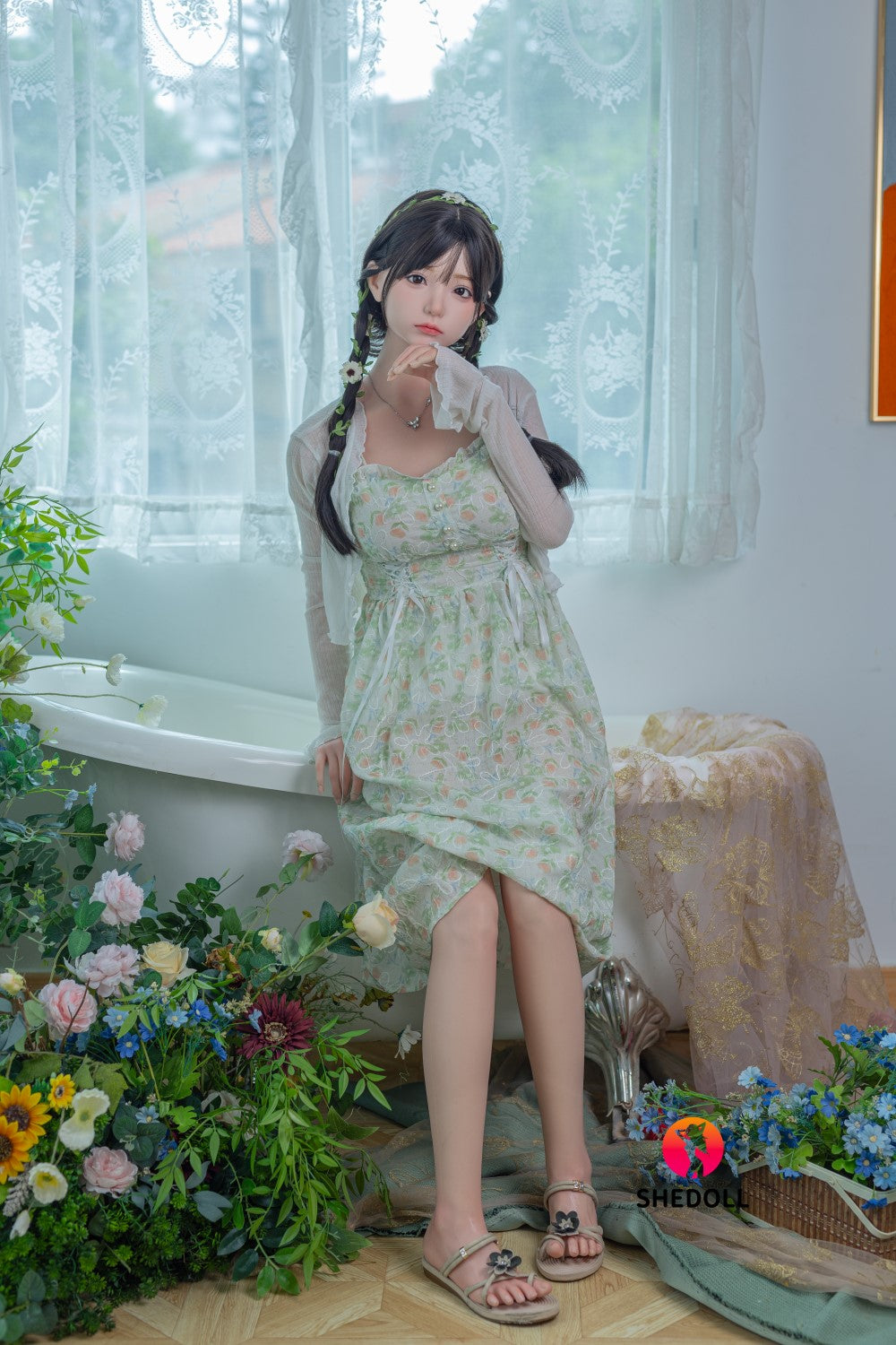 Lime seksinukke (SHEDOLL 158 cm c-cup #SH100 2.0 silikoni)