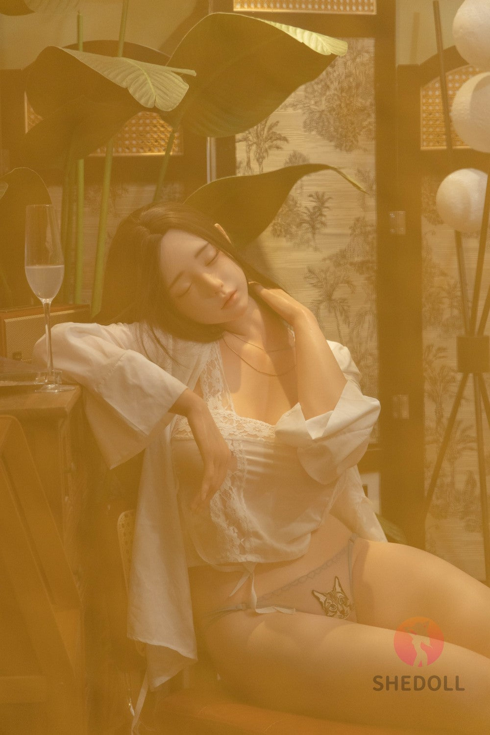 Nukkuva Cheryl seksinukke (SHEDOLL 165cm E-cup #SH101 2.0 silikoni)