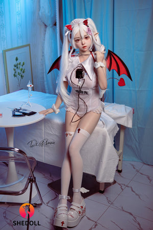 Dora seksinukke (SHEDOLL 148 cm D-cup #SH139 2.0 silikoni)