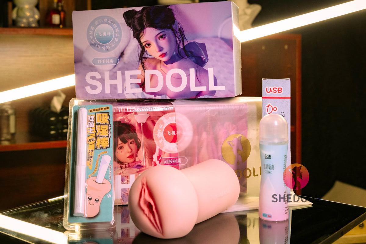 Realistisk masturbator (SHEDOLL #SH160 Silikon & TPE)