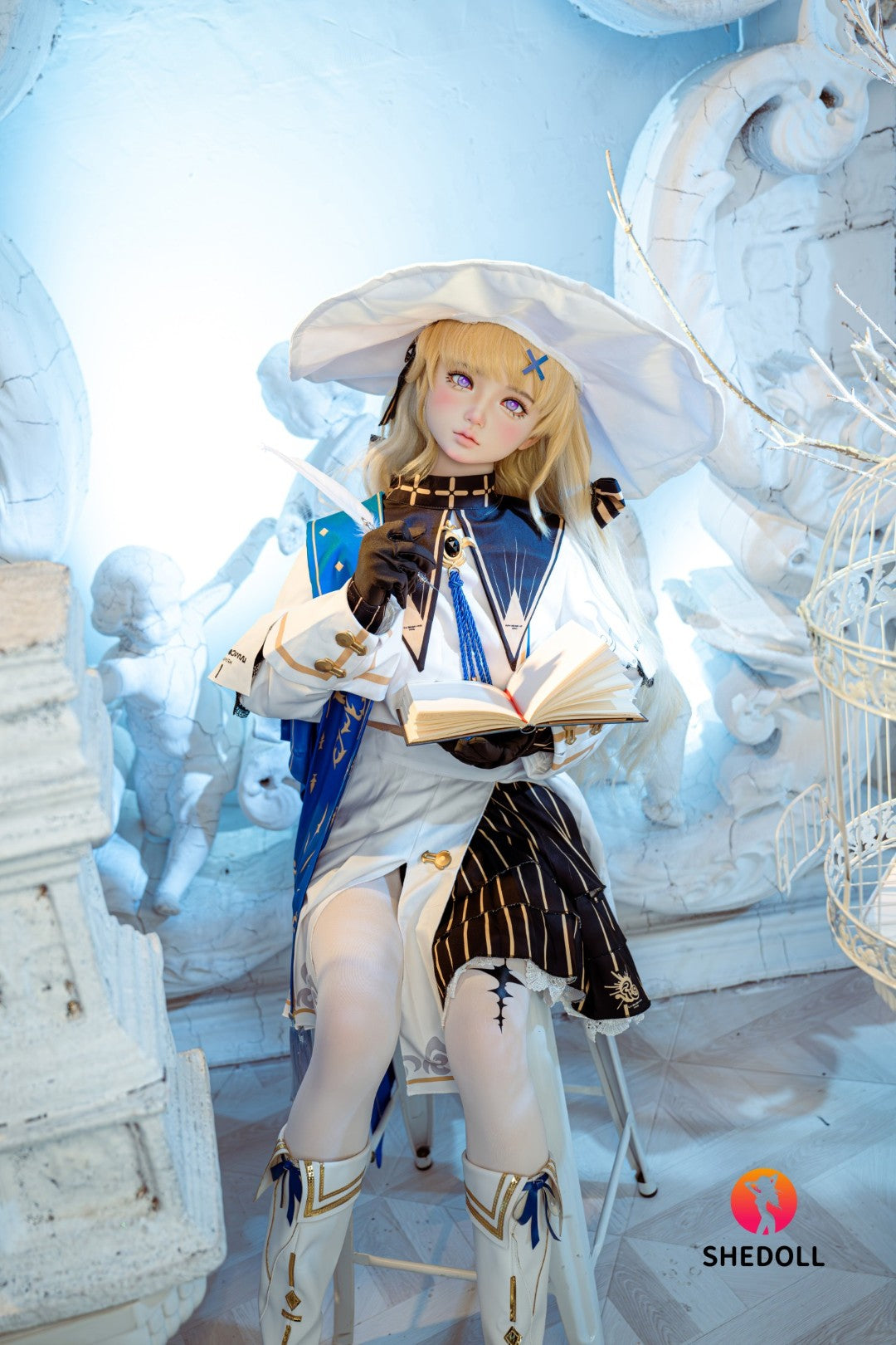 Phoebe seksinukke (SHEDOLL 152 cm A-cup #SH189 2.0 TPE+silikoni)