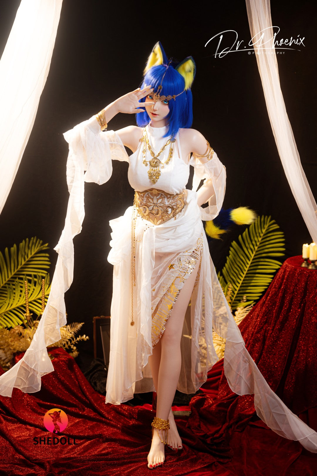 Ankha Sex doll (SHEDOLL 168cm D-cup #SH192 2.0 silicone)