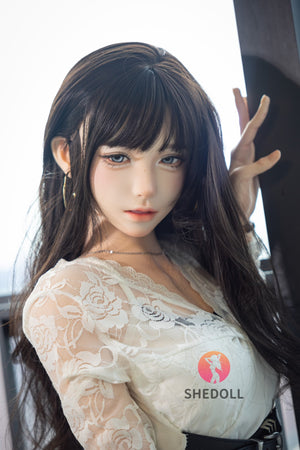 Lina seksinukke (SHEDOLL 152 cm A-cup #SH202 2.0 silikoni)