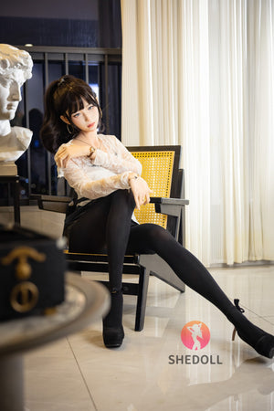 Lina seksinukke (SHEDOLL 152 cm A-cup #SH202 2.0 silikoni)