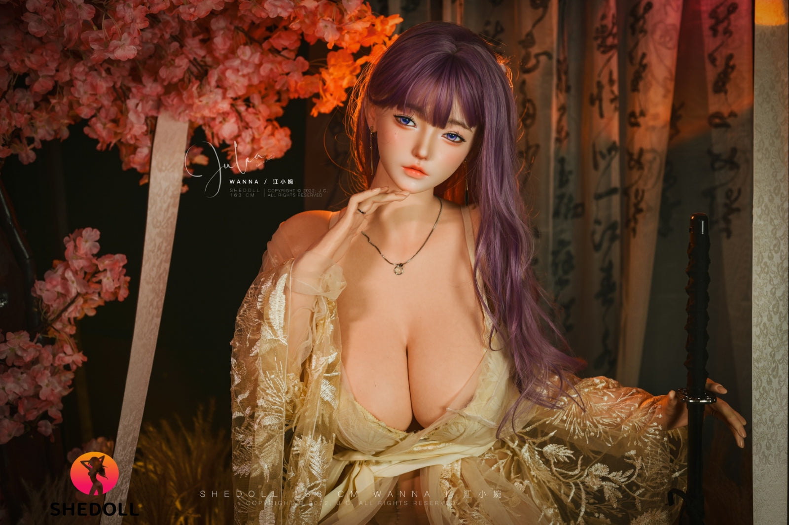 Wanna Sexdocka (SHEDOLL 163cm H-Kupa #SH222 2.0 Silikon)