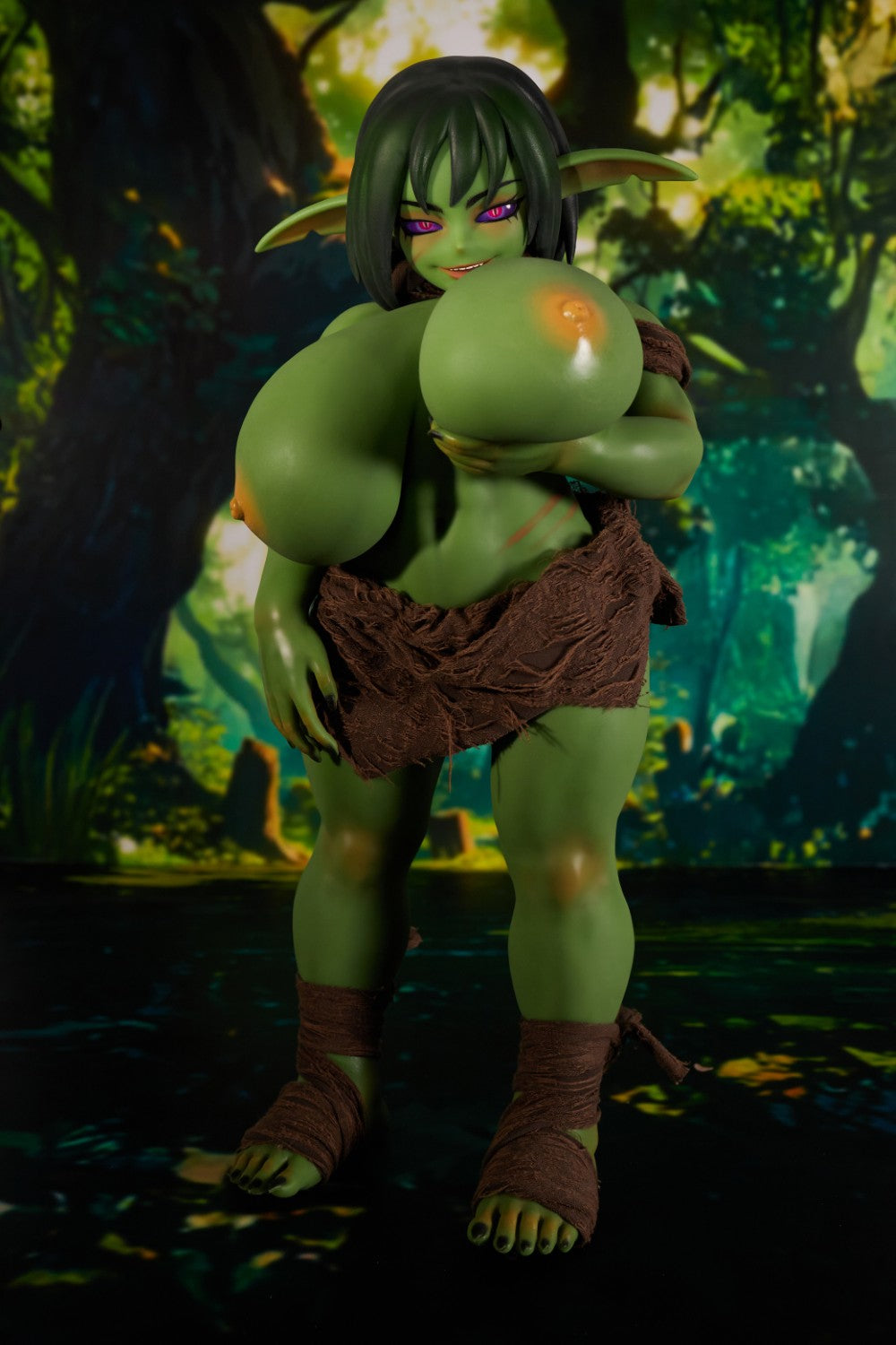 Zarga Orc seksinukke (Climax Doll Mini 70cm V-cup silikoni)