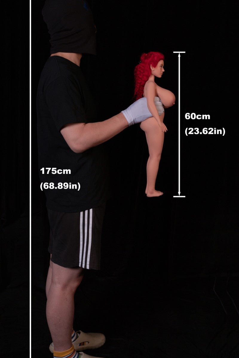 Hedy seksinukke (Climax Doll Mini 60cm C-cup silikoni)