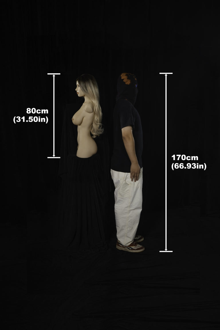 Miko Torso seksinukke (Climax Doll ULW 80cm E-cup silikoni)