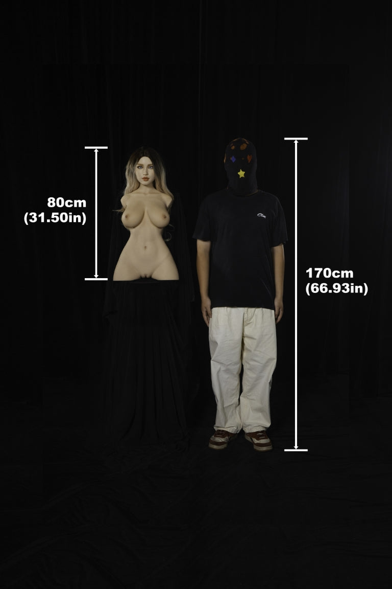 Miko Torso seksinukke (Climax Doll ULW 80cm E-cup silikoni)