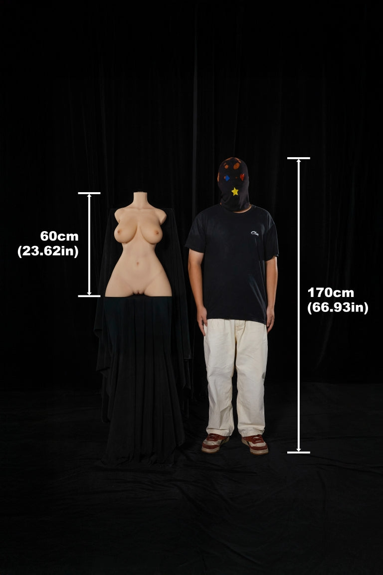 Torso 662# seksinukke (Climax Doll ULW 60cm E-cup silikoni)