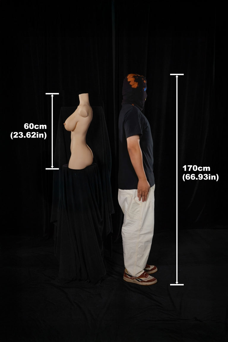 Torso 662# seksinukke (Climax Doll ULW 60cm E-cup silikoni)