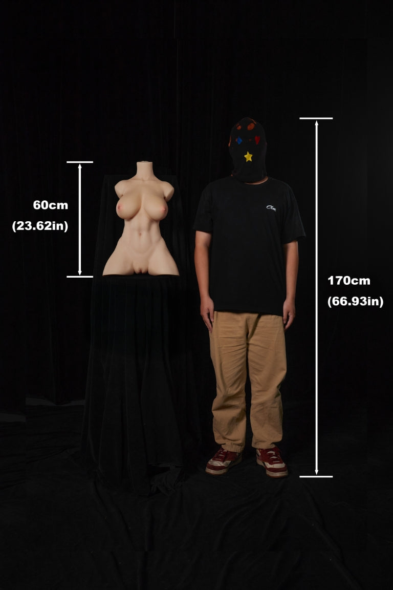 Torso 663# seksinukke (Climax Doll ULW 60cm F-cup silikoni)