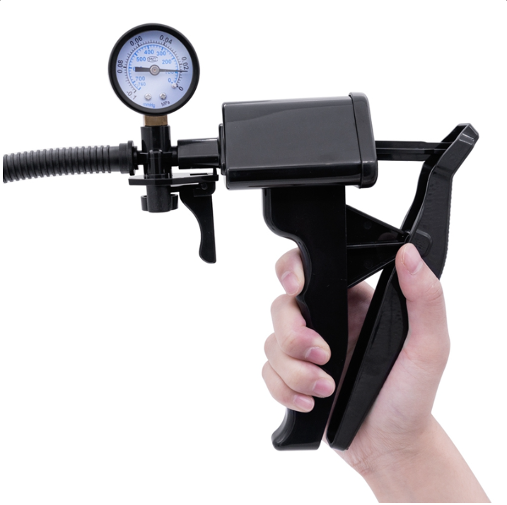 Penis pump manual - with pressure gauge (sex country)