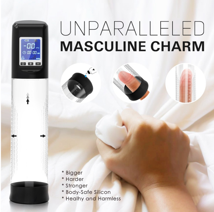 Penispump med Vakuum & Vibration