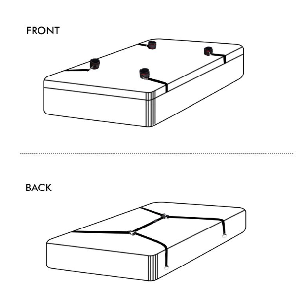 BDSM Kit - Handfängsel, Spets-outfit & Ögonmask (Set med 7 delar)