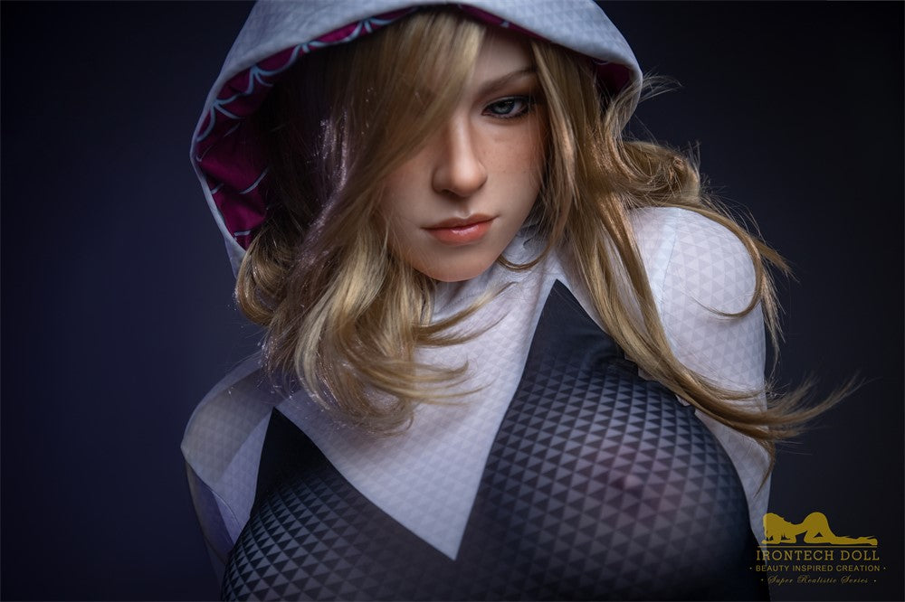 Gwen seksinukke (Irontech Doll 167 cm E-cup S38 silikoni)