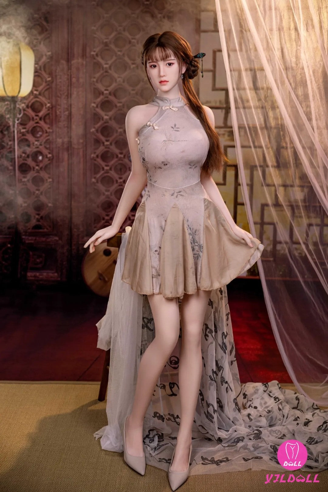 Emmy seksinukke (YJL Doll 165 cm D-cup #396 TPE+silikoni)