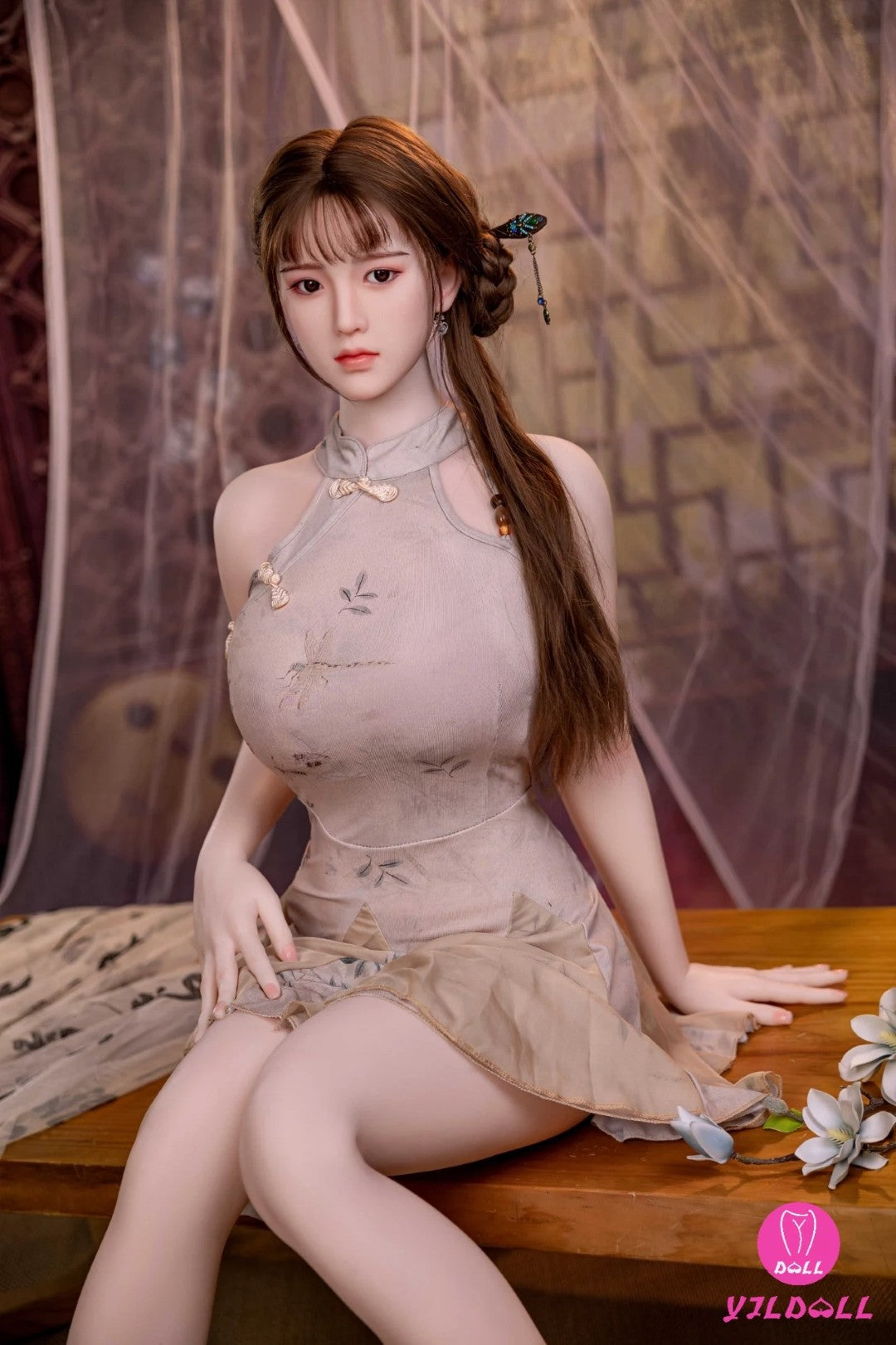 Emmy seksinukke (YJL Doll 165 cm D-cup #396 TPE+silikoni)