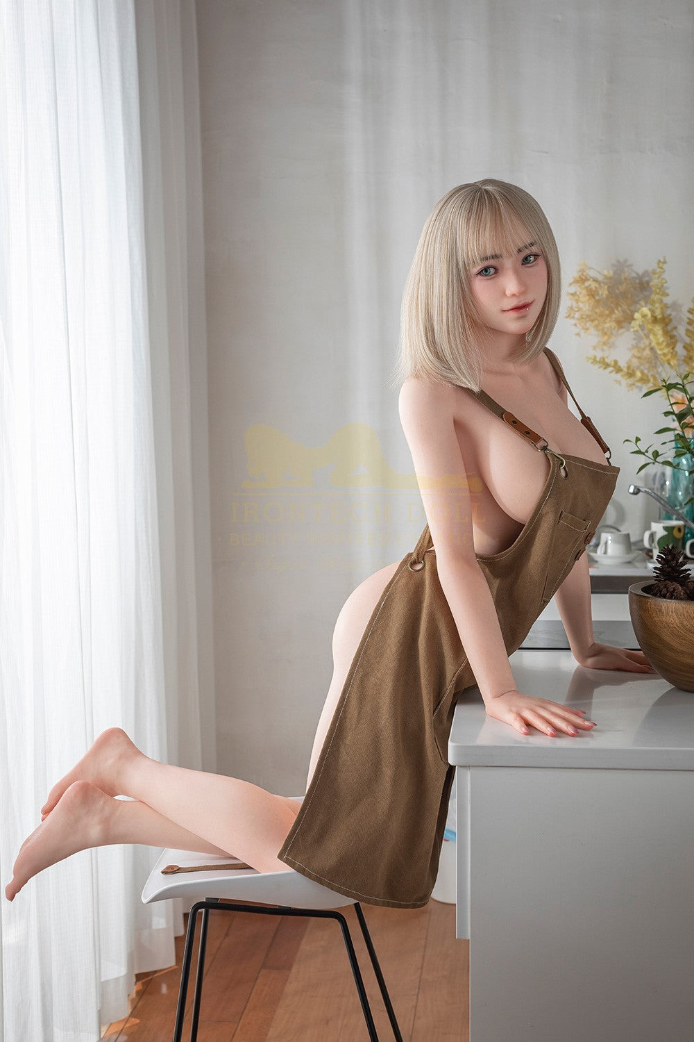 Sylvia Sexdocka (Irontech Doll 159cm G-Kupa S43 Silikon)
