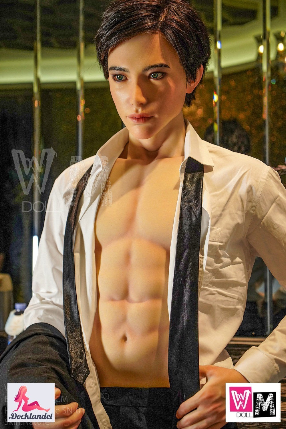 Kenji is a really tall male sex doll from WM-Doll, a full 186 cm tall! For those of you looking for a realistic Asian male sex doll, Kenji is really something to check out. Kenji has a muscular body and is made entirely of silicone.