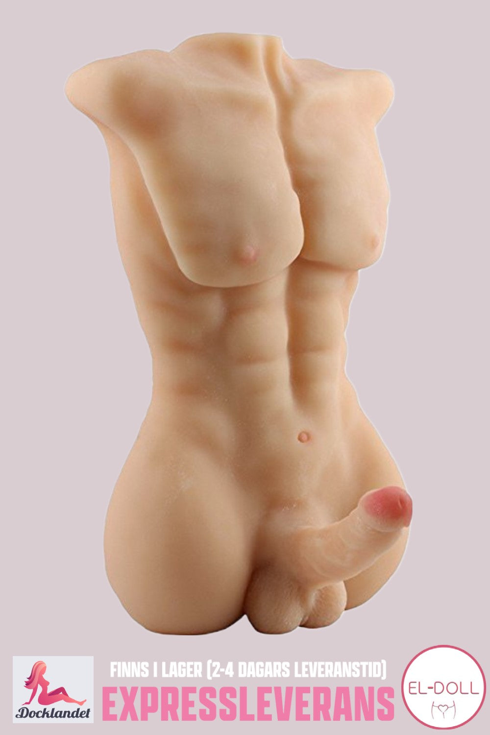 Torso manlig (EL-Doll 55cm TPE) EXPRESS
