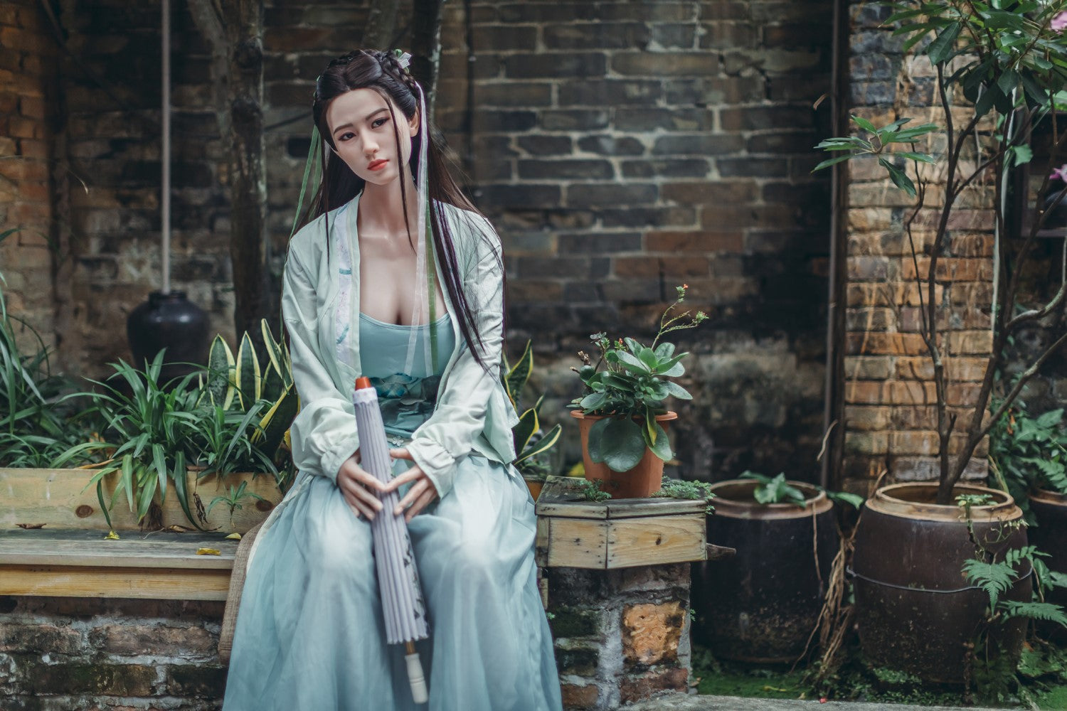 Yuyan Sexdocka (Starpery 163cm G-kupa TPE+Silikon)